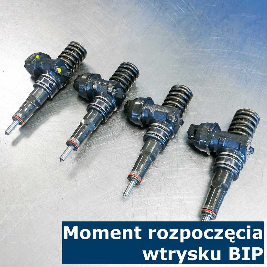 Moment rozpoczęcia wtrysku - BIP Po ustawieniu BIPów pompowtryskiwacze zaczęły działać jak nowe