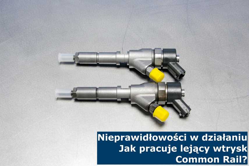 Nieprawidłowości w działaniu - jak pracuje lejący wtrysk Common Rail Lejący wtrysk Common Rail działa nieprawidłowo i konieczna jest regeneracja