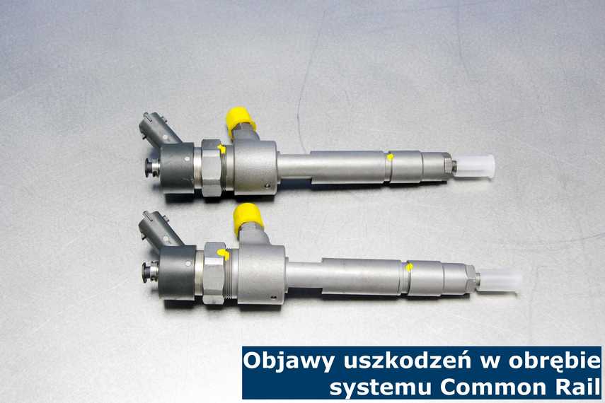 Objawy uszkodzeń w obrębie systemu Common Rail Po pojawieniu się objawów uszkodzenia w obrębie systemu Common Rail trzeba wysłać wtryski do regeneracji
