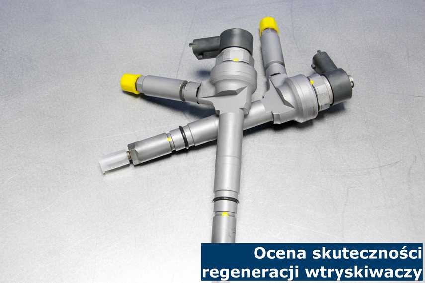 Ocena skuteczności regeneracji wtryskiwaczy Odpowiednio zregenerowane wtryskiwacze są w pełni skuteczne