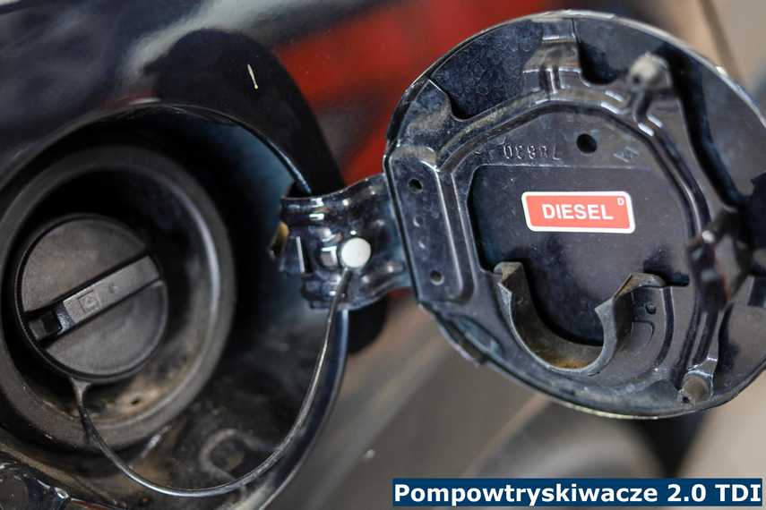 Pompowtryskiwacze 2.0 TDI Silniki 2.0 TDI są wyposażone w pompowtryskiwacze