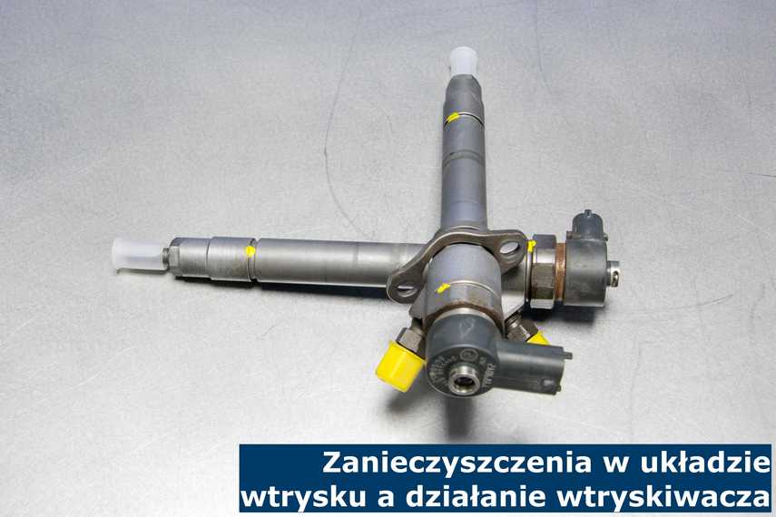 Zanieczyszczenia w układzie wtrysku a działanie wtryskiwacza Zanieczyszczenia we wtryskach sprawiły, że trzeba je regenerować
