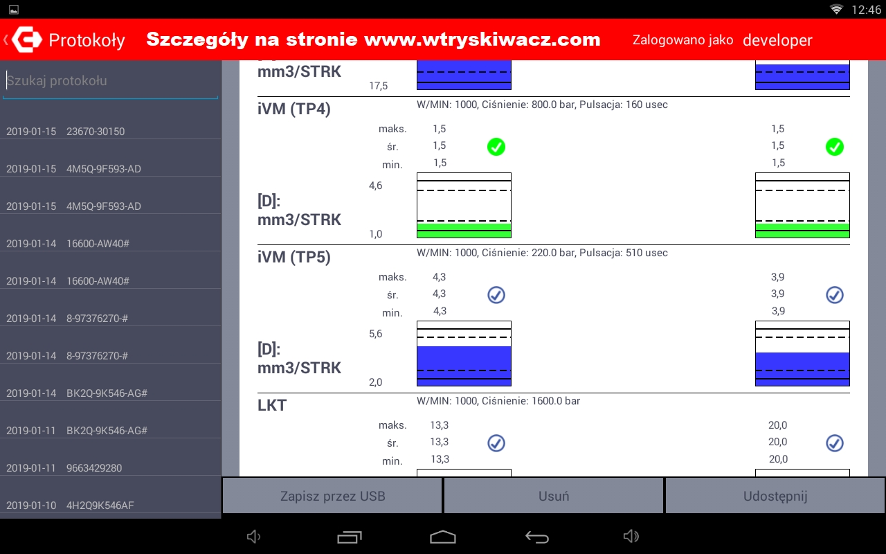 Katalog Wtryskiwaczy Siemens Continental Vdo