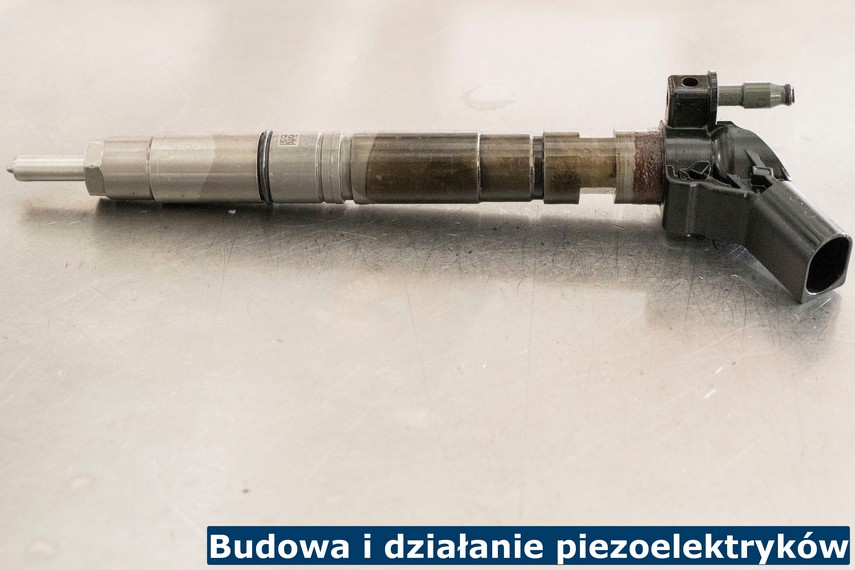 Budowa i działanie piezoelektryków Przykładowy wtryskiwacz piezoelektryczny