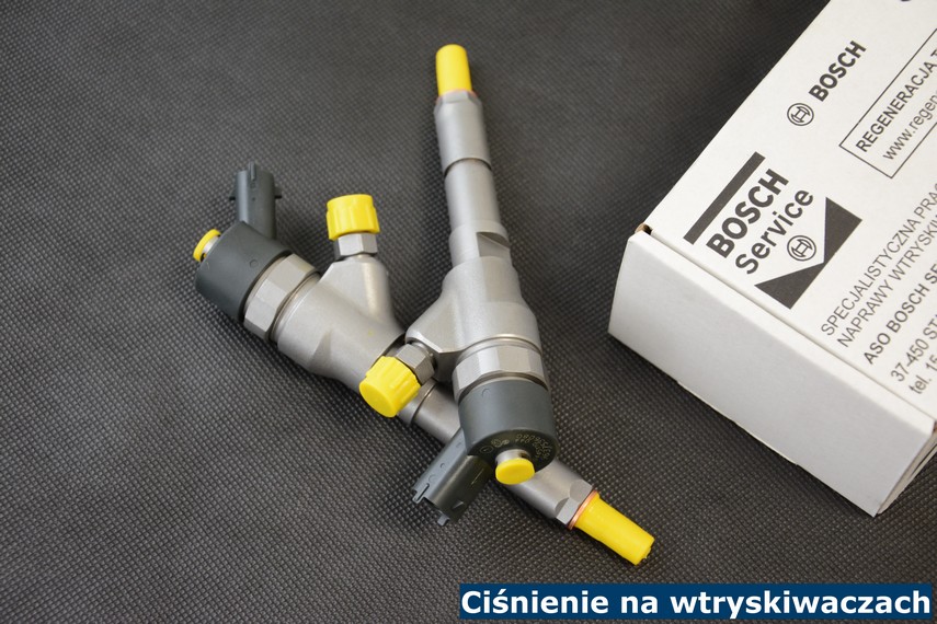 Ciśnienie na wtryskiwaczach Ciśnienie na wtryskiwaczach