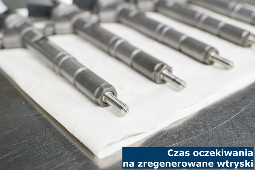 Czas oczekiwania na zregenerowane wtryski Ile trzeba czekać, aż wtryski będą zregenerowane i gotowe do montażu?