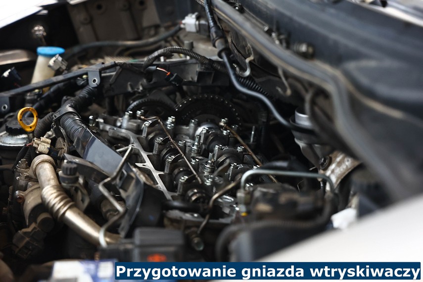 Przygotowanie gniazda wtryskiwaczy Przygotowanie gniazda wtryskiwaczy