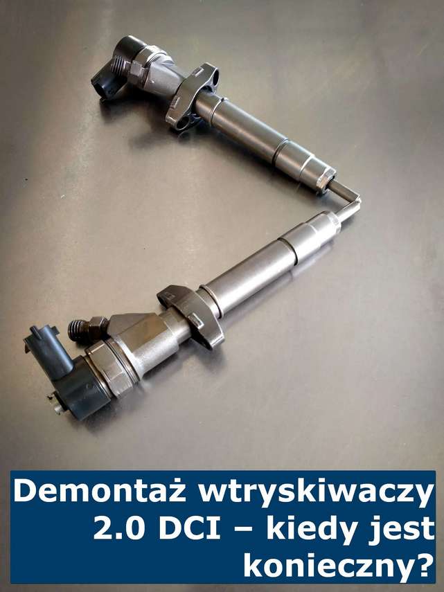Demontaż wtryskiwaczy 2.0 dCi - kiedy jest konieczny? Zdemontowane wtryskiwacze 2.0 dCi
