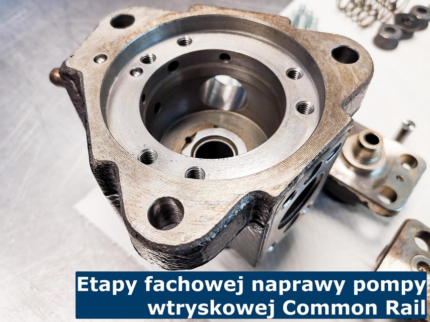 Etapy towarzyszące procedurze naprawy pompy Common Rail