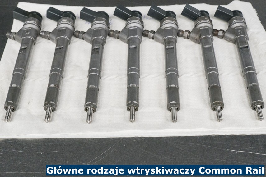 Główne rodzaje wtryskiwaczy Common Rail Wyszczególnienie konkretnych rodzajów wtryskiwaczy
