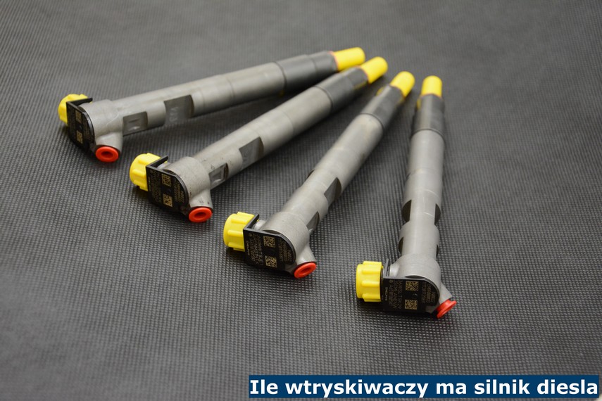 Ile wtryskiwaczy ma silnik diesla Ile wtryskiwaczy ma silnik diesla