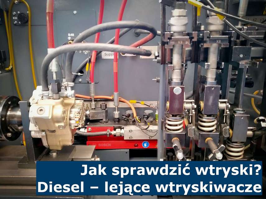 Diagnostyka lejących wtryskiwaczy Diesla Common Rail