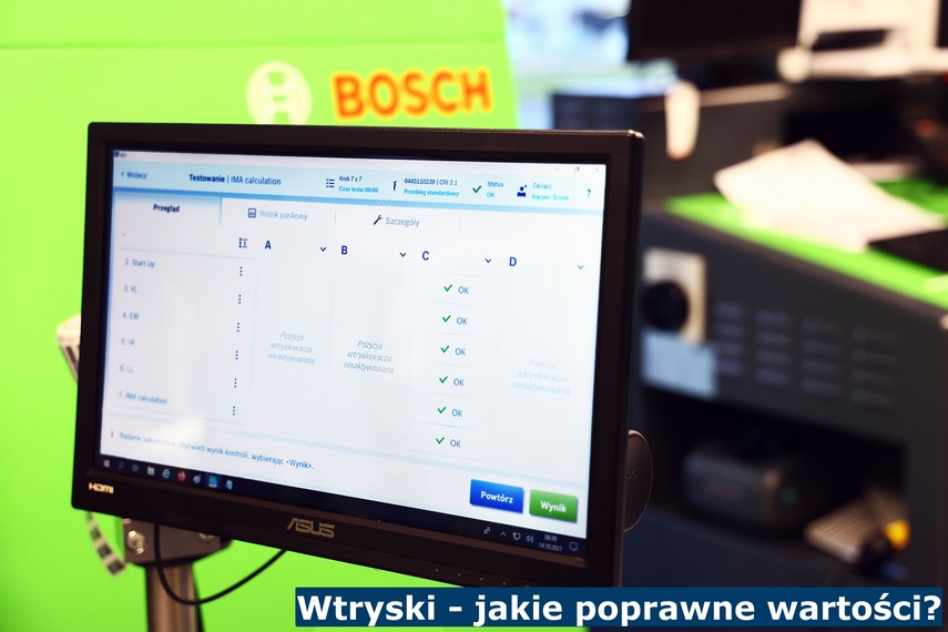 Wtryski - jakie poprawne wartości? Wtryski - jakie poprawne wartości?