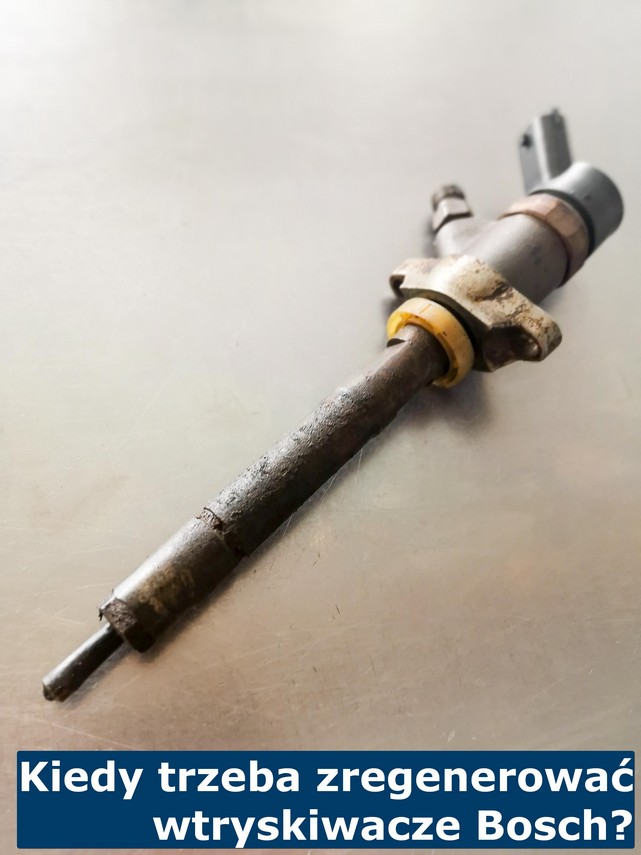 Kiedy trzeba zregenerować wtryskiwacze Bosch Common Rail? Wtryskiwacz Bosch Common Rail, który wymaga procesu regeneracji