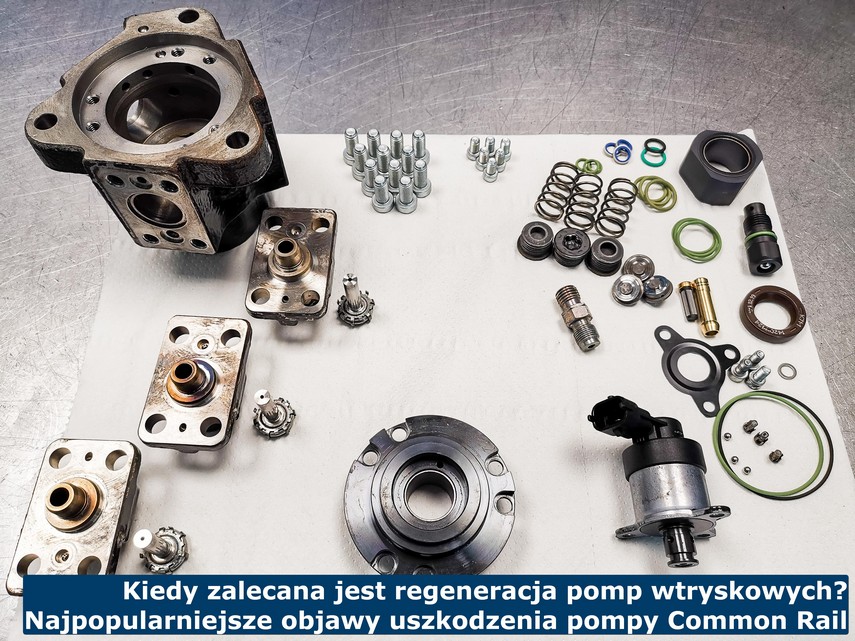 Objawy uszkodzenia pompy wtryskowej Common Rail