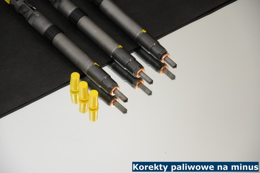 Korekty paliwowe na minus Korekty paliwowe na minus