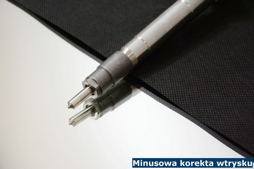 Minusowa korekta wtrysku Minusowa korekta wtrysku