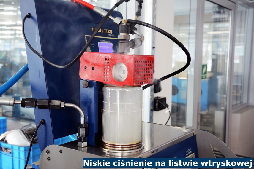 Niskie ciśnienie na listwie wtryskowej Niskie ciśnienie na listwie wtryskowej