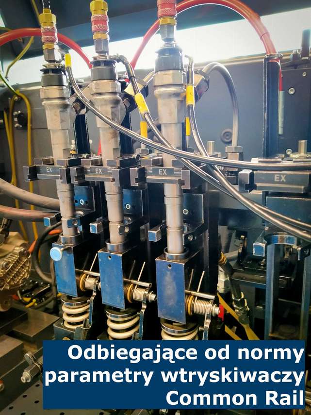 Odbiegające od normy parametry wtryskiwaczy Common Rail Wtryskiwacze Common Rail, których parametry nie spełniają norm - postępowanie