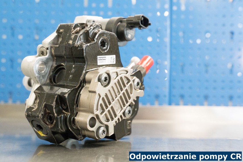 Odpowietrzanie pompy CR Metody odpowietrzania pompy Common Rail