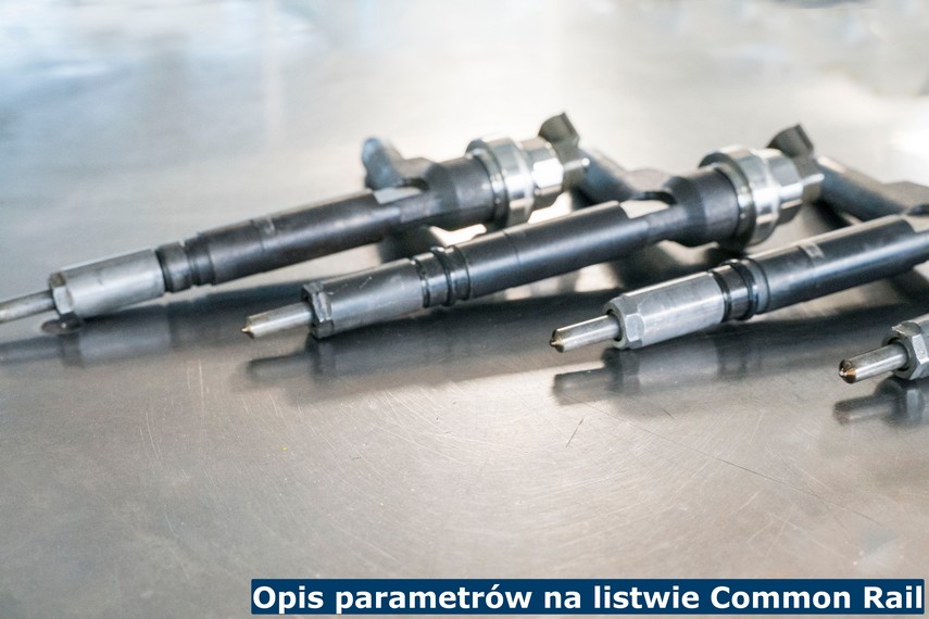 Opis parametrów na listwie Common Rail Opis parametrów na listwie Common Rail