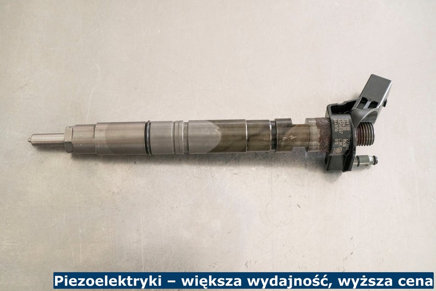 Piezoelektryki – większa wydajność, wyższa cena Wtryskiwacz piezoelektryczny regenerowany w naszym salonie