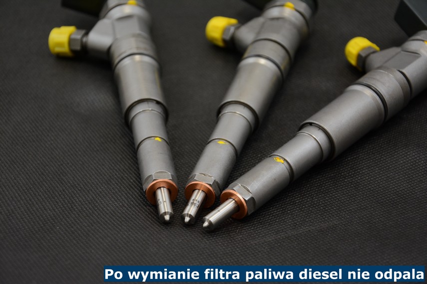 Po wymianie filtra paliwa diesel nie odpala Po wymianie filtra paliwa diesel nie odpala