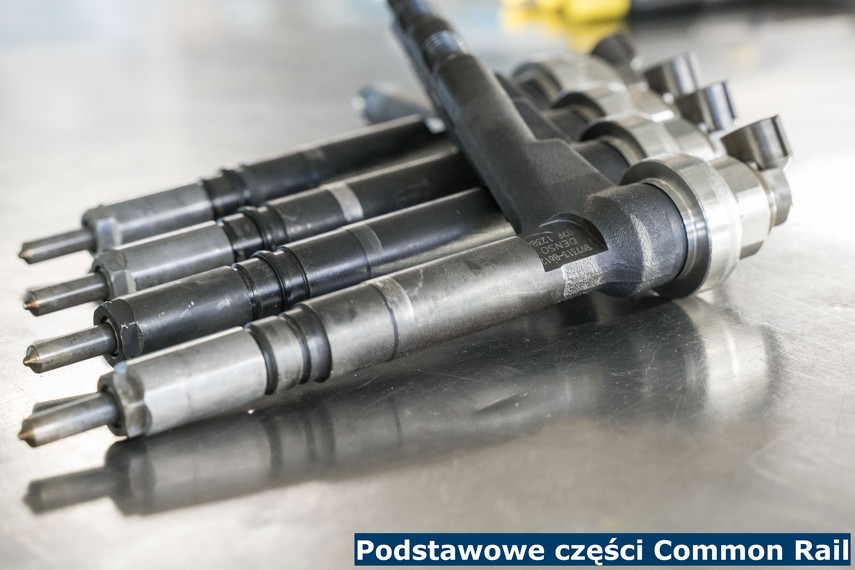 Podstawowe części Common Rail Części składowe systemu Common Rail