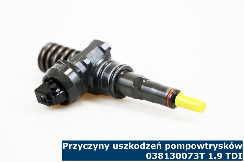 Przyczyny uszkodzeń pompowtrysków 038130073T 1.9 TDI Jakie są powody uszkodzeń pompowtrysków 038130073T?