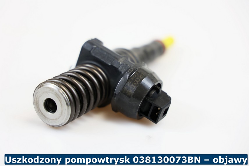 Uszkodzony pompowtrysk 038130073BN – objawy Jakie są objawy uszkodzonego pompowtrysku 038130073BN