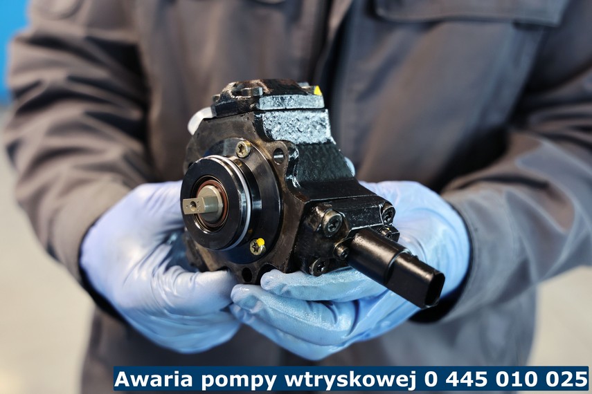 Awaria pompy wtryskowej 0 445 010 025 Pompa wtryskowa 0 445 010 025 po naprawie awarii