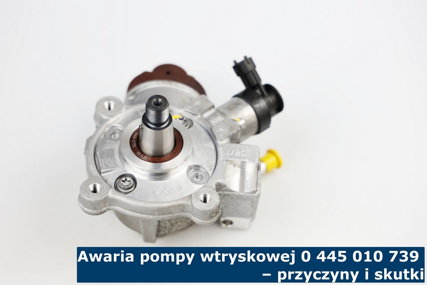 Awaria pompy wtryskowej 0 445 010 739 – przyczyny i skutki Pompa wtryskowa 0 445 010 739 po awarii i regeneracji