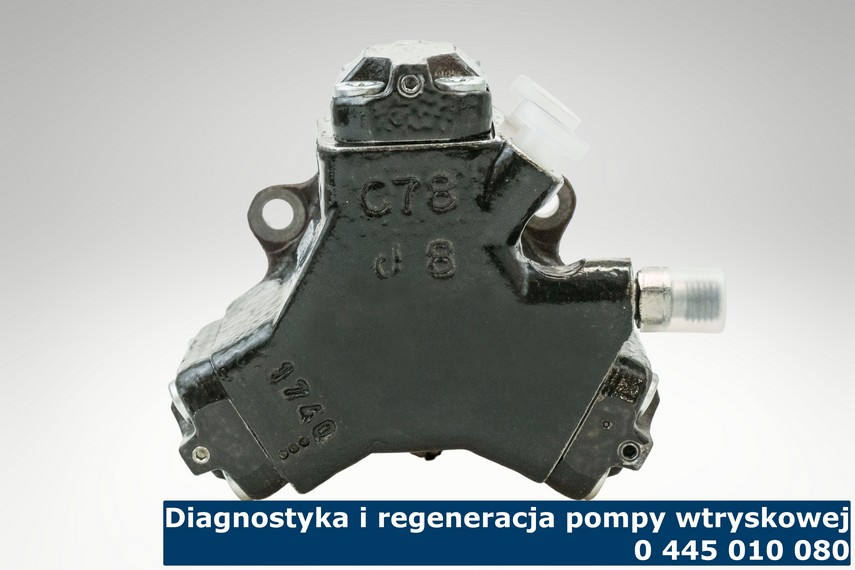 Diagnostyka i regeneracja pompy wtryskowej 0 445 010 080 Pompa wtryskowa 0 445 010 080 po diagnostyce i regeneracji