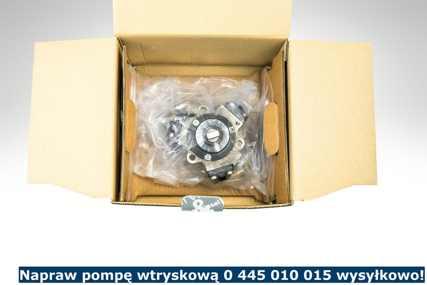 Napraw pompę wtryskową 0 445 010 015 wysyłkowo! Pompa wtryskowa 0 445 010 015 po naprawie gotowa do wysyłki