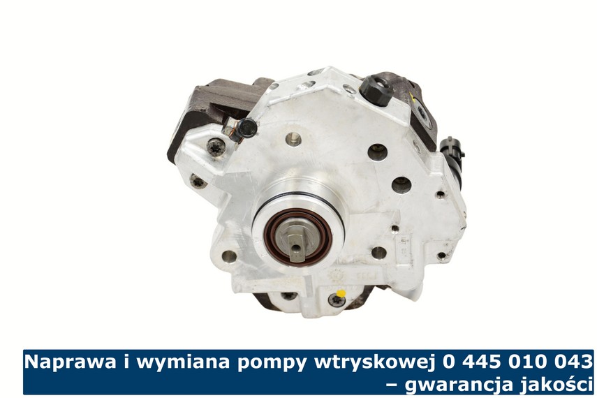 Naprawa lub wymiana pompy wtryskowej 0 445 010 043 – gwarancja jakości Pompa wtryskowa 0 445 010 043 po naprawie