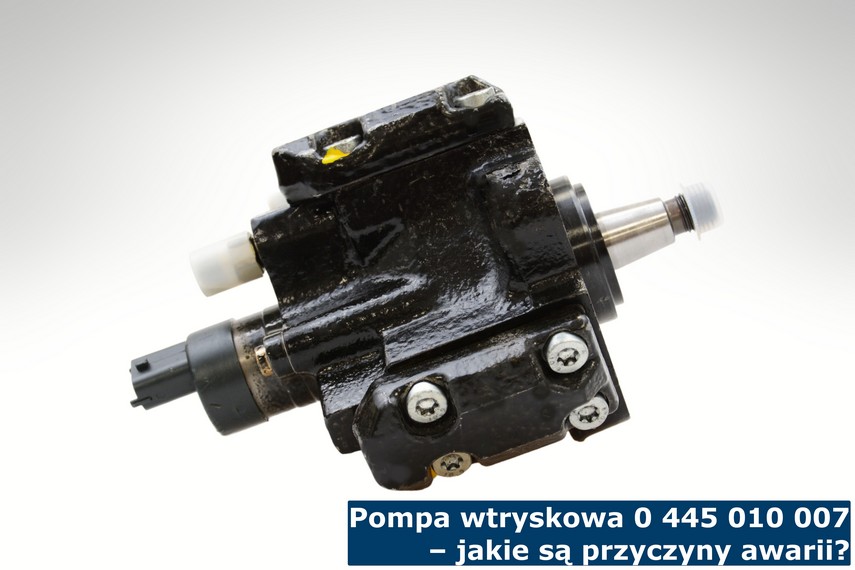 Pompa wtryskowa 0 445 010 007 – jakie są przyczyny awarii? Pompa wtryskowa 0 445 010 007 naprawiona po awarii