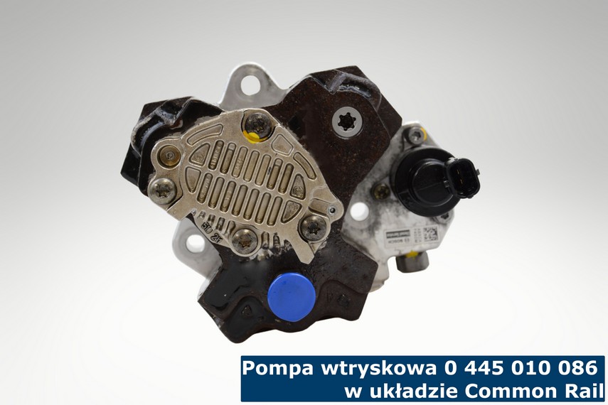 Pompa wtryskowa 0 445 010 086 w układzie Common Rail Pompa wtryskowa 0 445 010 086 Common Rail