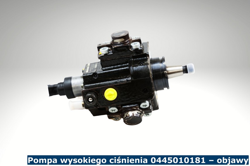 Pompa wysokiego ciśnienia 0445010181 – objawy Pompa wysokiego ciśnienia 0445010181 po naprawie