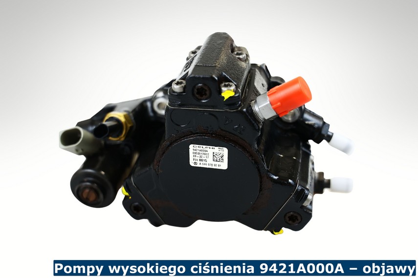 Pompa wysokiego ciśnienia 9421A000A – objawy Pompa wysokiego ciśnienia 9421A000A po naprawie