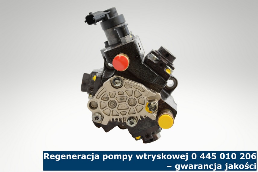 Regeneracja pompy wtryskowej 0 445 010 206 – gwarancja jakości Pompa wtryskowa 0 445 010 206 po skutecznej regeneracji