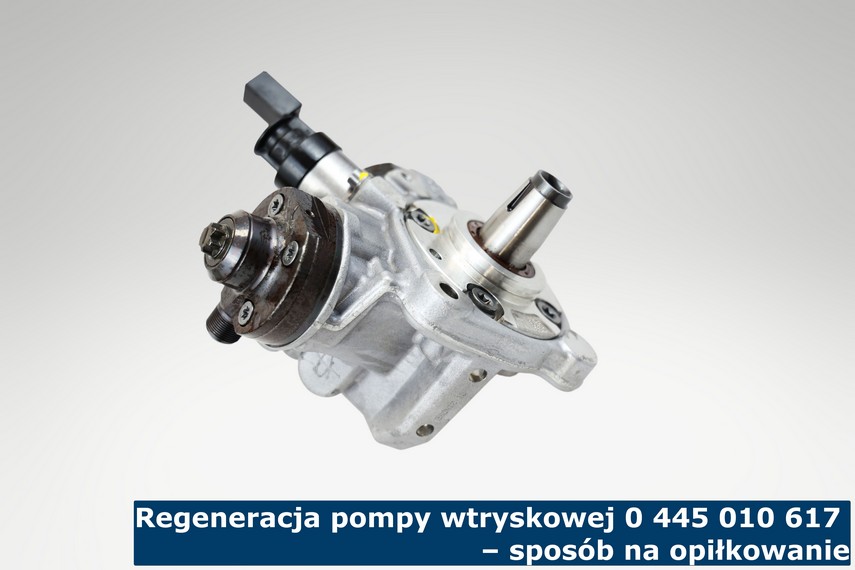Regeneracja pompy wtryskowej 0 445 010 617 – sposób na opiłkowanie Pompa wtryskowa 0 445 010 617 po regeneracji