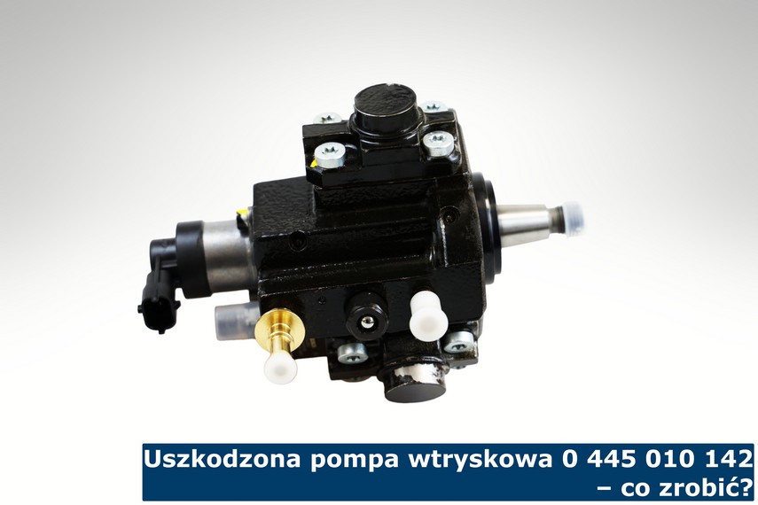 Uszkodzona pompa wtryskowa 0 445 010 142 – co zrobić? Pompa wtryskowa 0 445 010 142 po naprawie uszkodzenia