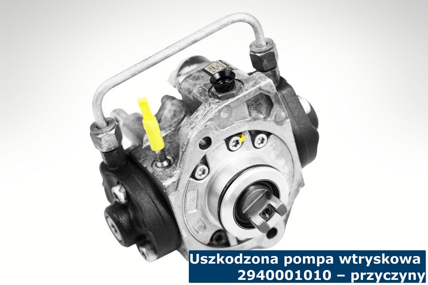 Uszkodzona pompa wtryskowa 2940001010 po naprawie