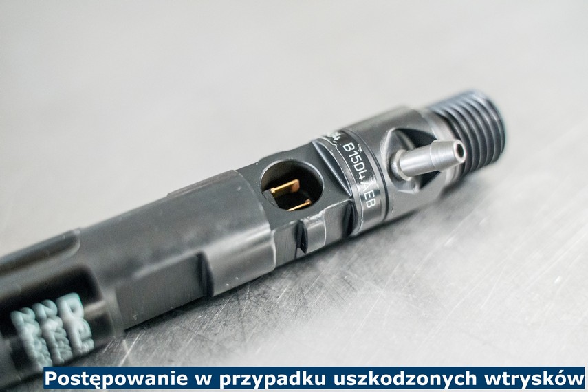 Postępowanie w przypadku uszkodzonych wtrysków Wtryskiwacz Delphi po regeneracji