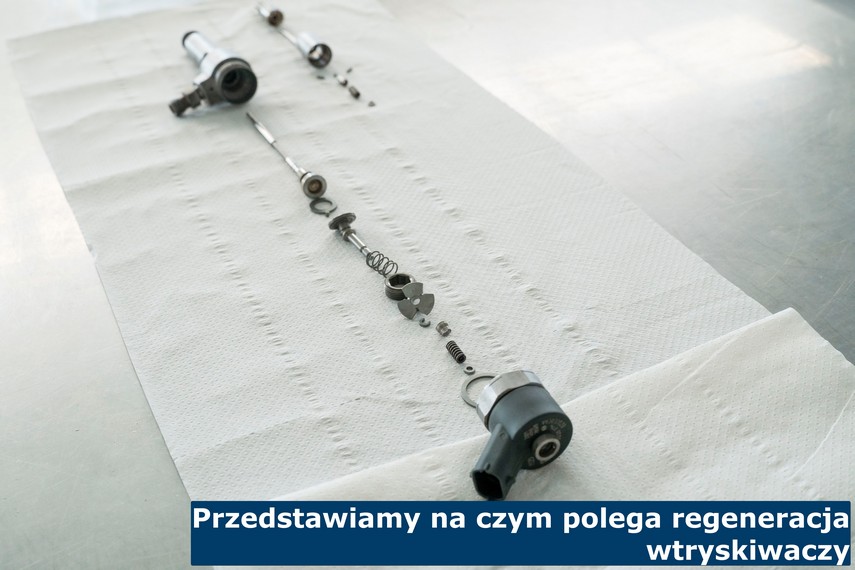 Przedstawiamy na czym polega regeneracja wtryskiwaczy Wtryskiwacz podczas regeneracji w naszym salonie
