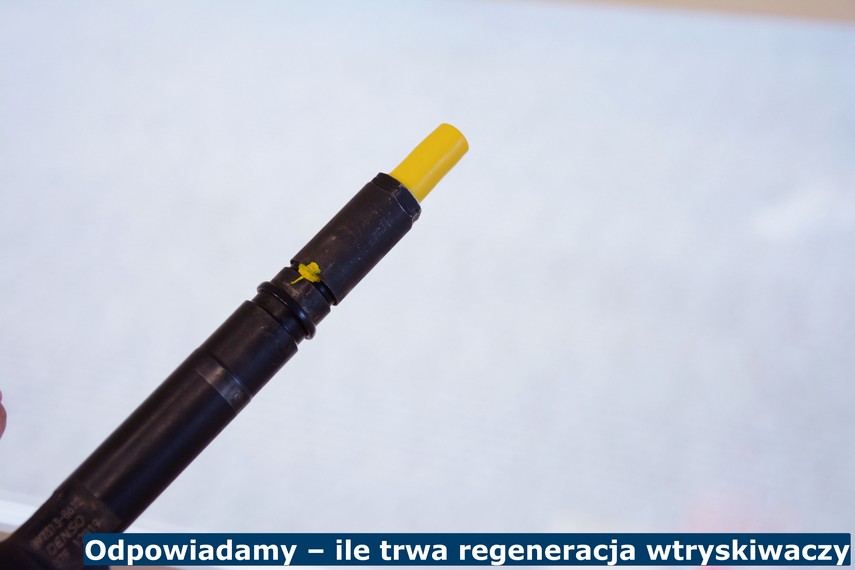 Przykładowy wtryskiwacz po jednodniowej regeneracji