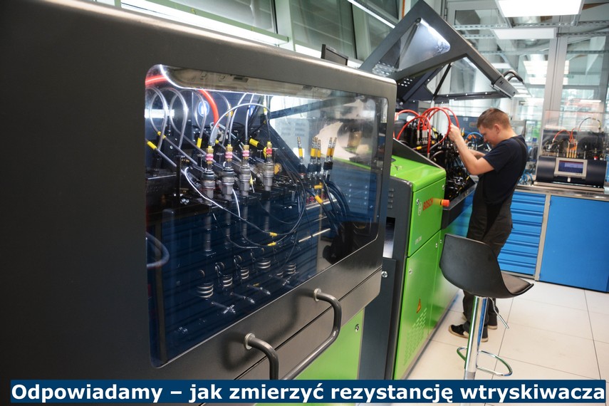 Mierzenie rezystancji wtryskiwaczy Siemens w serwisie