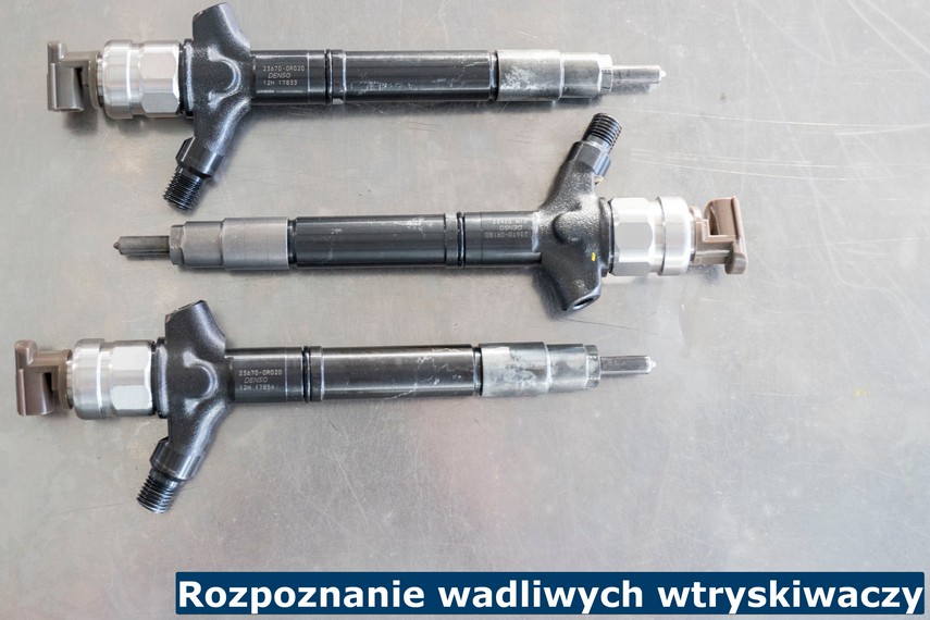 Rozpoznanie wadliwych wtryskiwaczy Rozpoznanie wadliwych wtryskiwaczy