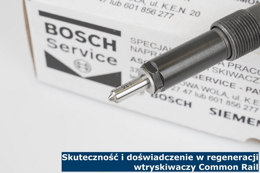Skuteczność i doświadczenie w regeneracji wtryskiwaczy Common Rail Wtryskiwacze CR gotowe do oddania Klientowi po kompleksowej regeneracji w Bosch Service