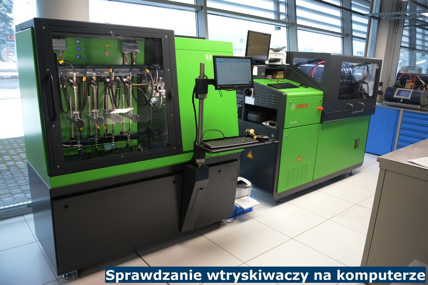 Sprawdzanie wtryskiwaczy na komputerze Komputer diagnostyczny do sprawdzania wtryskiwaczy